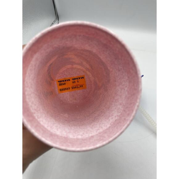 Vintage 90s Beauty And The Beast Mug with Lid & Straw - Toys R Us - NEW - Picture 11 of 11